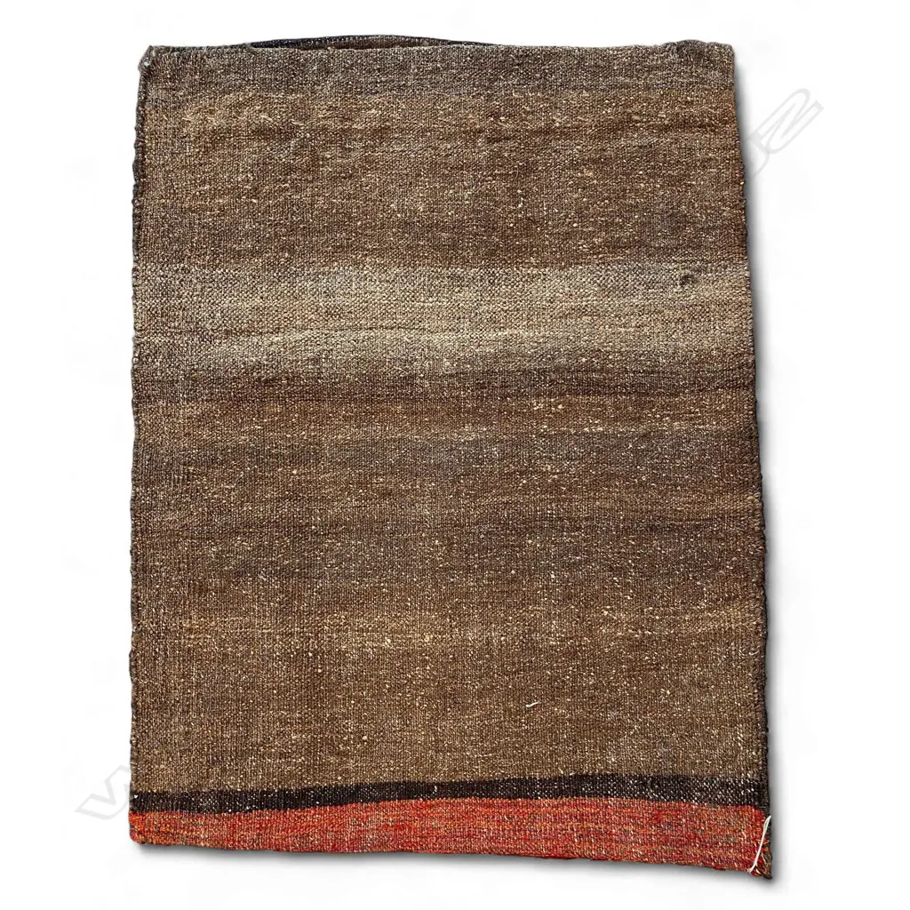 Cushion cover – wool, - flatweave/pile - Belouch - double gÃ¼l central panel - orange-red ground, 74.5 x 57.5cm Image 1++
